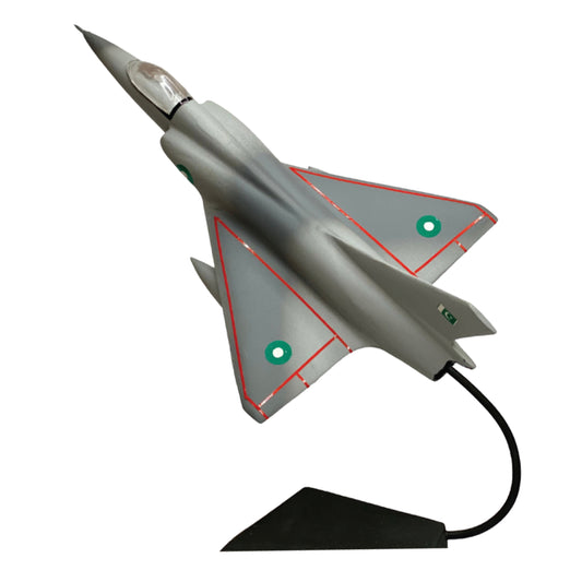 Airplane Model Mirage Air Craft  Metal Die cast (Aluminum) Grey