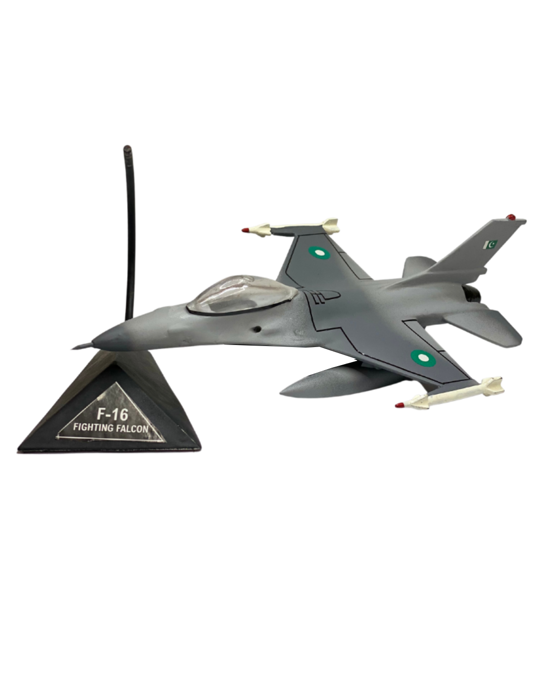 Airplane Model F16 Air Craft Metal Die cast (Aluminum) Grey