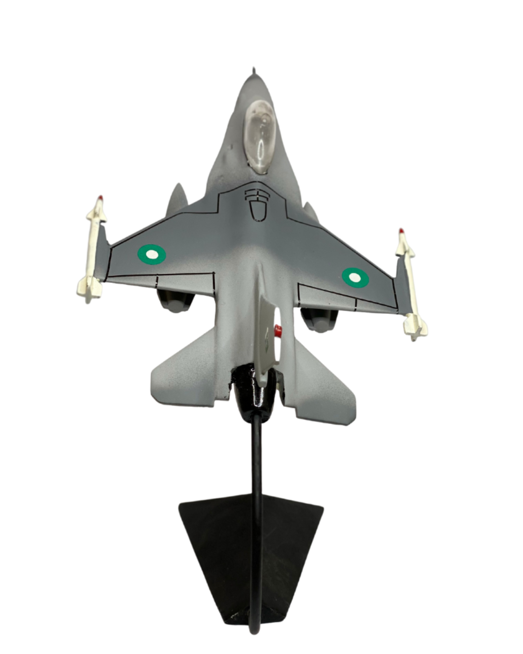 Airplane Model F16 Air Craft Metal Die cast (Aluminum) Grey
