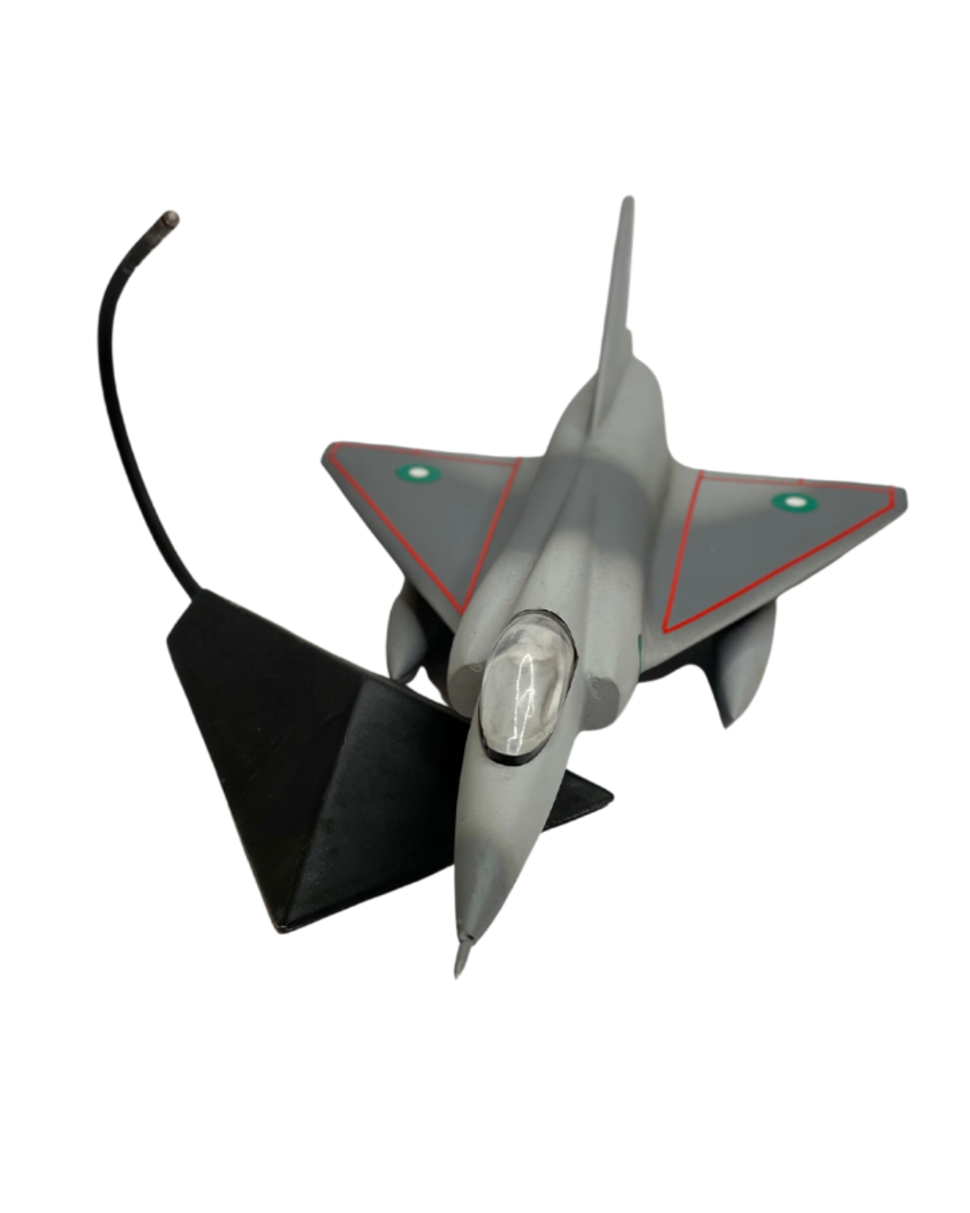 Airplane Model Mirage Air Craft  Metal Die cast (Aluminum) Grey