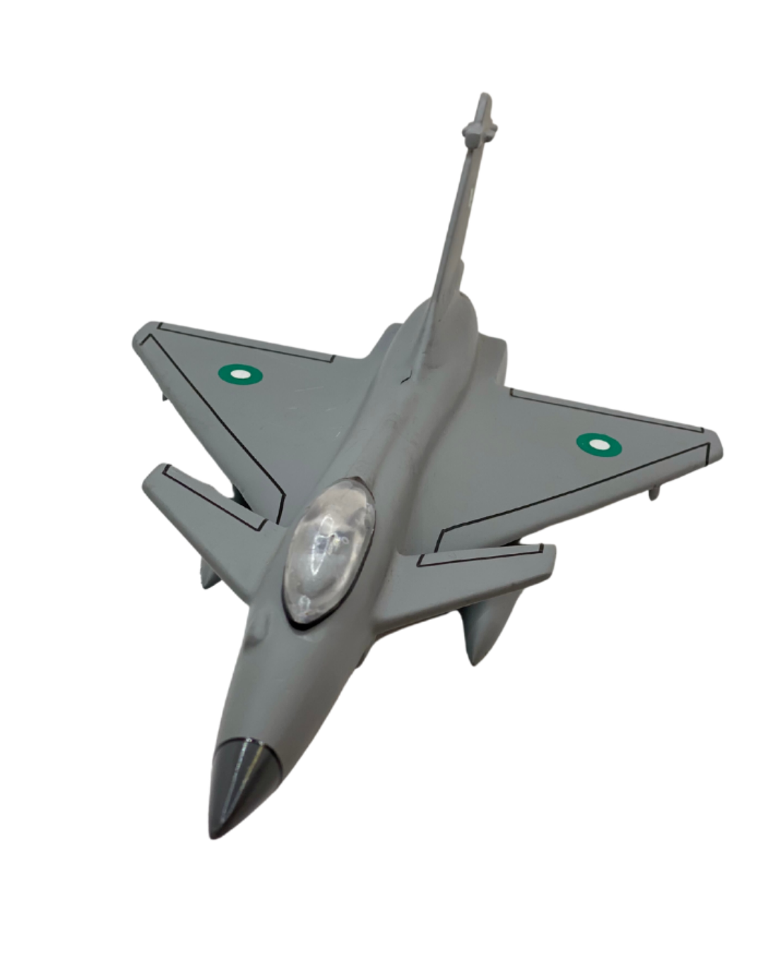 Airplane Model J10 Air Craft Metal Die cast (Aluminum) Grey